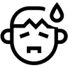 sweat line icon