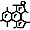 جزيء خط أيقونة