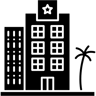 hotel filled icon