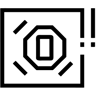 八角形 线条 图标
