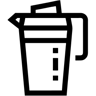 carafe line icon
