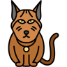 cat lineal color icon