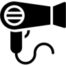 电吹风 填充 图标