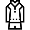夹克 线条 图标