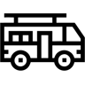 卡车 线条 图标