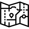 地图 线条 图标