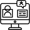 翻译 线条 图标