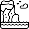 جرف خط أيقونة