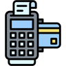 pos terminal çizgisel renk simge