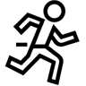 runner line icon