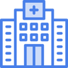 hospital two color icon
