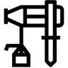 建筑设备 线条 图标