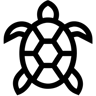 Meeresschildkröte linie Icon