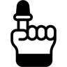 손가락 duotone 아이콘