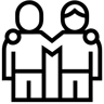friendship line icon