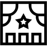 theater line icon