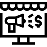 advertising line icon