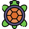 turtle lineal color icon