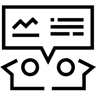 analyse ligne icône