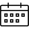 calendar line icon