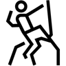 climbing line icon