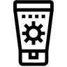واقي الشمس خط أيقونة