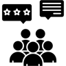 feedback filled icon