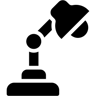 desk lamp filled icon