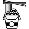 面盒 双色调 图标