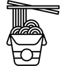 面盒 线条 图标
