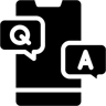 mobile chat filled icon