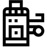 vaporizar linha ícone