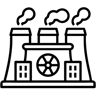 工厂 线条 图标