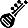 sitar filled icon