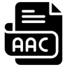 aac-Datei filled Icon