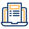 account information two color icon