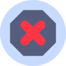 ad blocker flat icon
