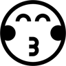 affectionate emoji duotone icon