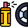 alloy wheel painting lineal color icon