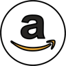 アマゾンのロゴ 線形カラー アイコン