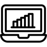computer portatile line icona