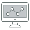 web analysis two color icon