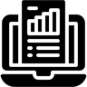 analysis filled icon
