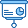 analytics two color icon