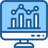 analytics two color icon
