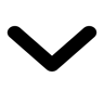 nach unten gerichteter Winkel gefüllt Icon