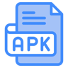 apk file two-color icon