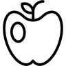 苹果 线条 图标
