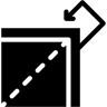 faltpapier gefüllt Icon
