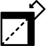 折纸 双色调 图标